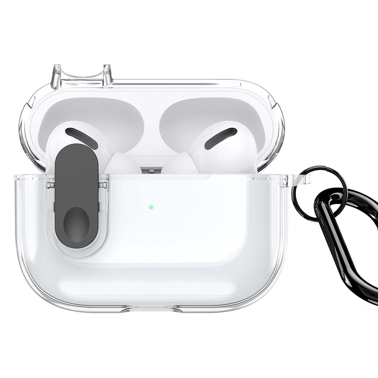 DUX DUCIS PECL Series for Apple AirPods Pro 2 Earphone Case TPU+PC Cover with Hanging Hook DUX DUCIS PECL Series for Apple AirPods Pro 2 Earphone Case TPU+PC Cover with Hanging Hook